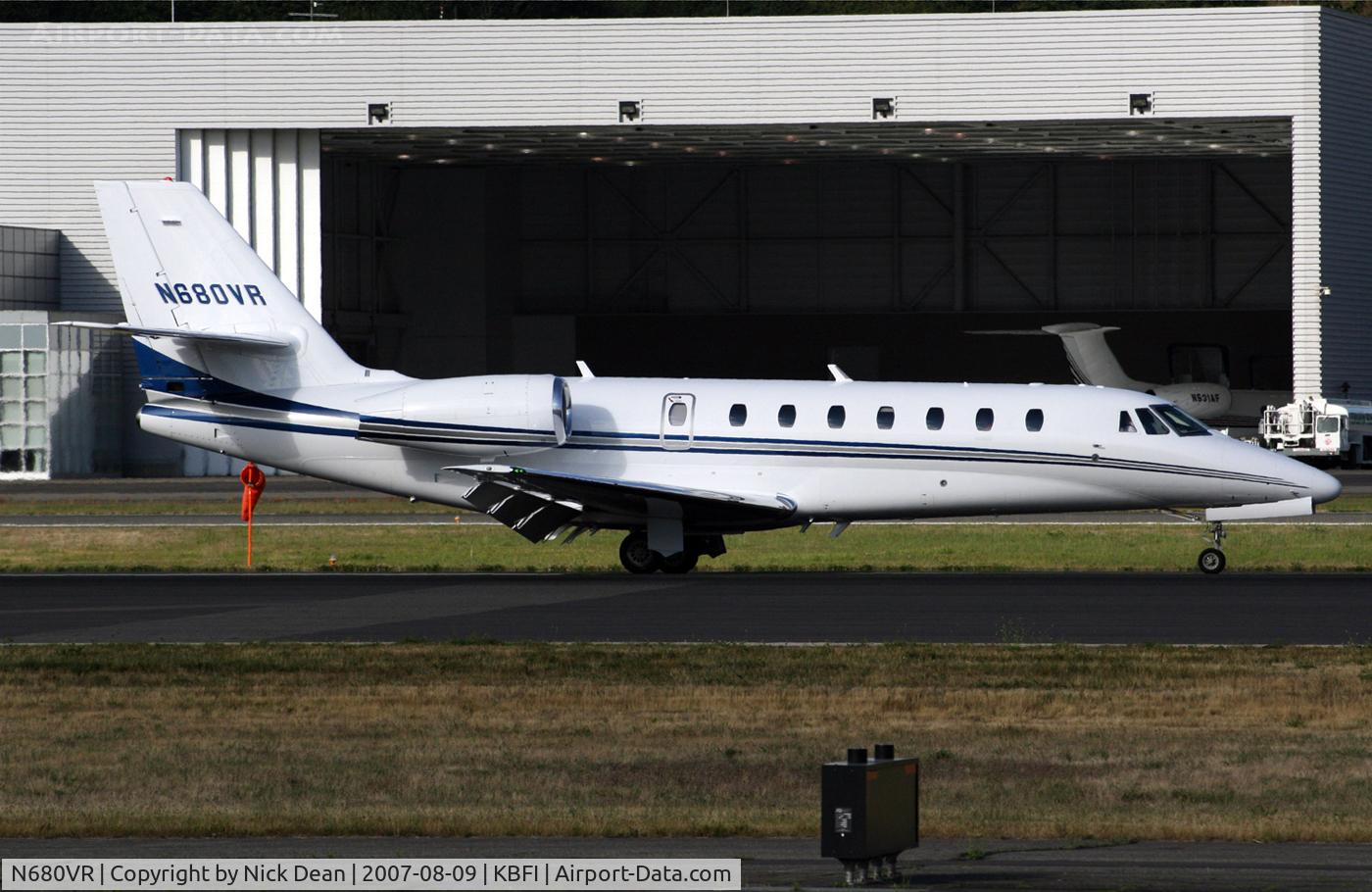 N680VR, 2006 Cessna 680 Citation Sovereign C/N 680-0108, KBFI