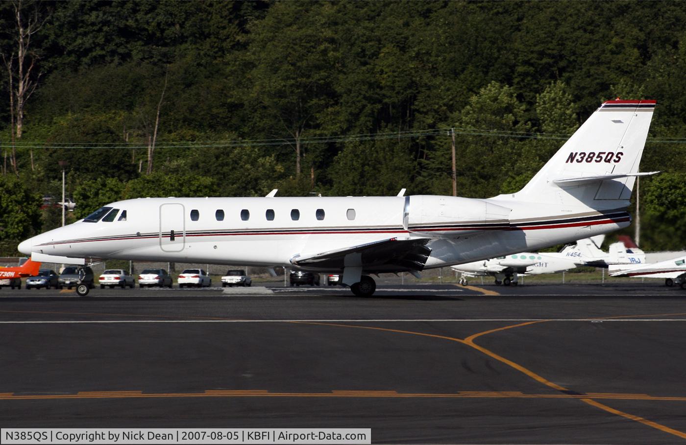 N385QS, 2006 Cessna 680 Citation Sovereign C/N 680-0115, KBFI