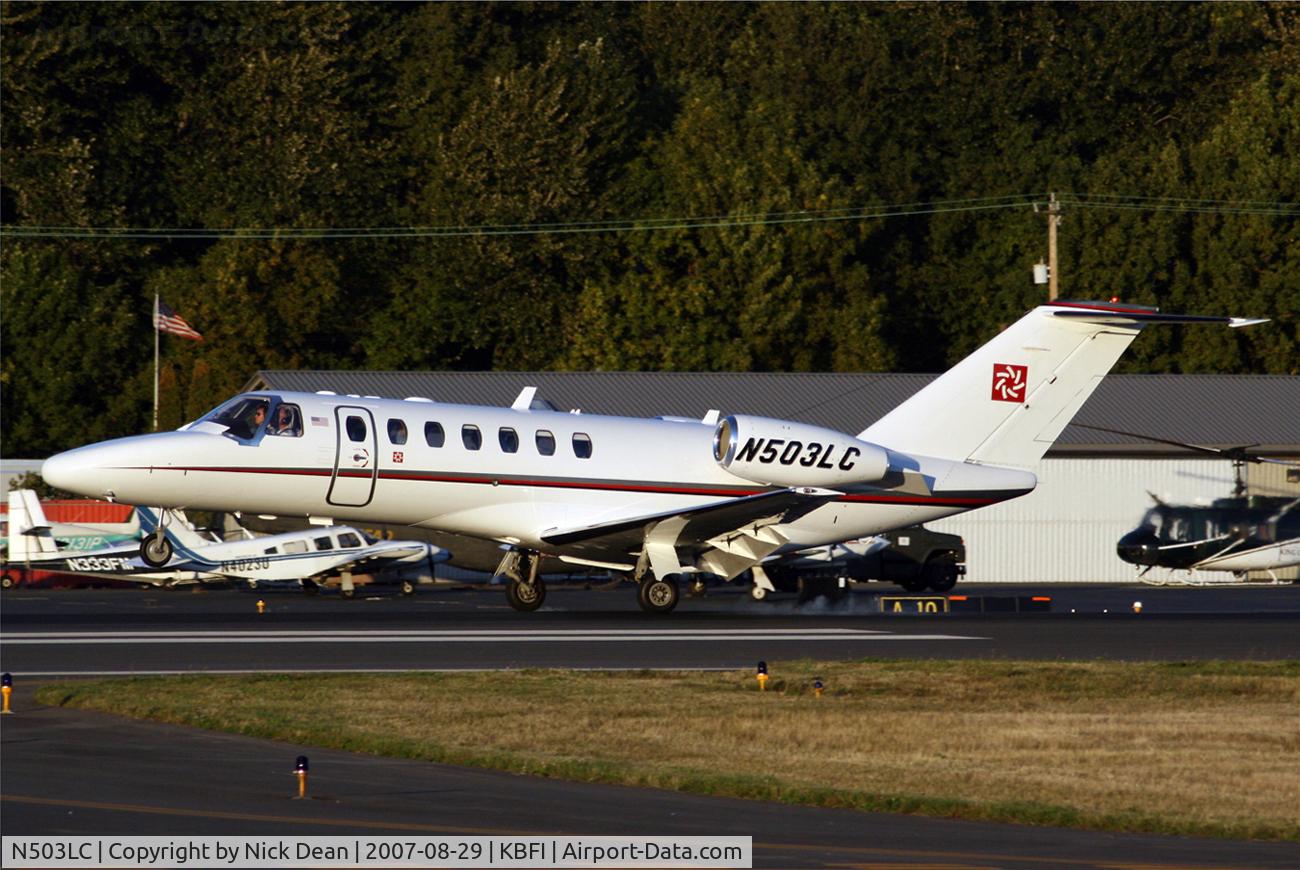 N503LC, 2007 Cessna 525B CitationJet CJ3 C/N 525B0162, KBFI