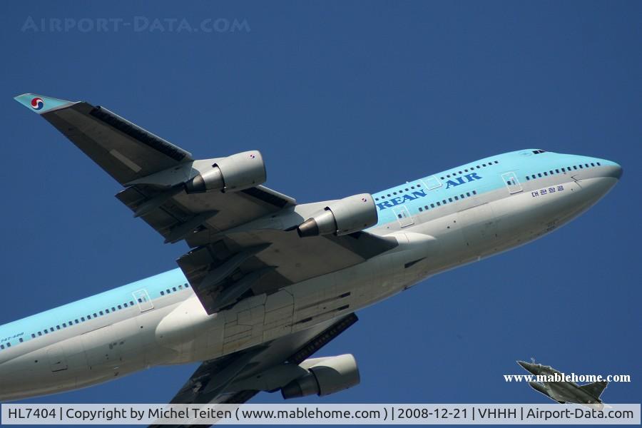HL7404, 1998 Boeing 747-4B5 C/N 26409, Korean Air