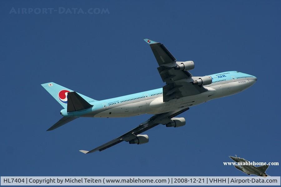 HL7404, 1998 Boeing 747-4B5 C/N 26409, Korean Air
