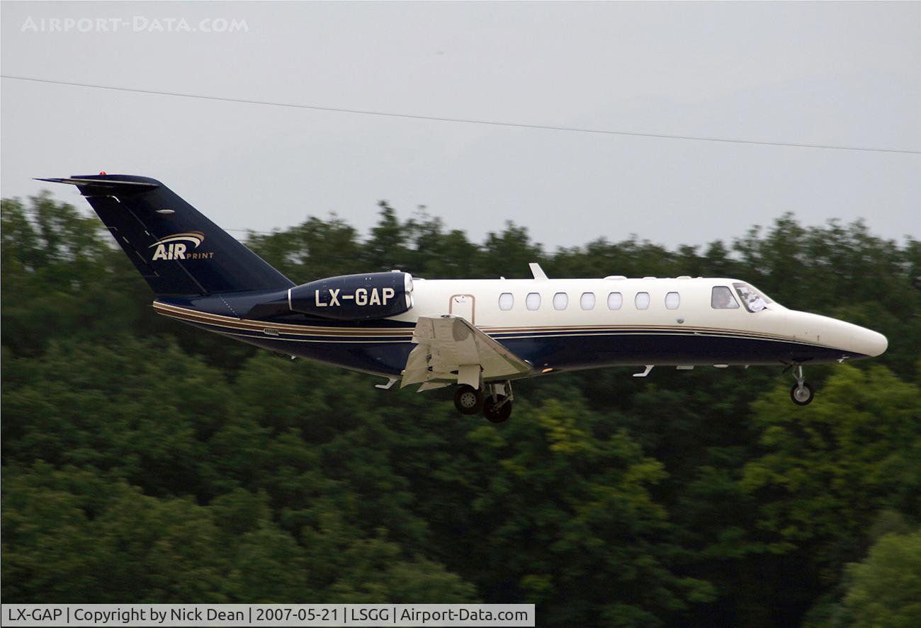 LX-GAP, 2006 Cessna 525B CitationJet CJ3 C/N 525B-0096, LSGG