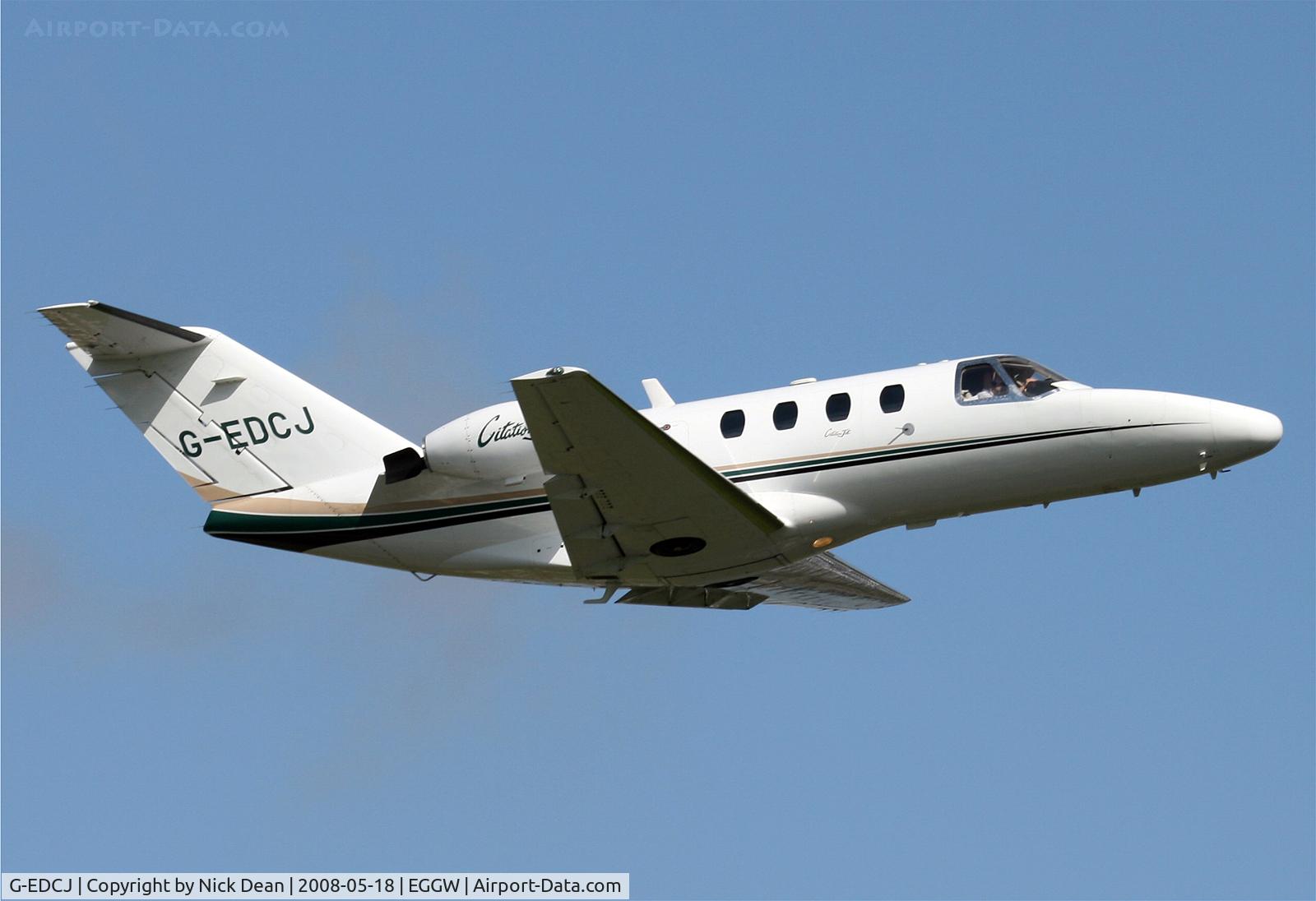 G-EDCJ, 1995 Cessna 525 CitationJet CJ1 C/N 525-0105, EGGW