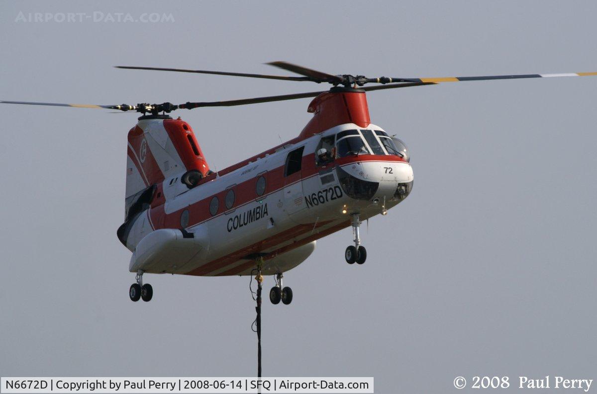 N6672D, 1962 Boeing Vertol 107-II C/N 2, The eternal Phrog, always a hard worker