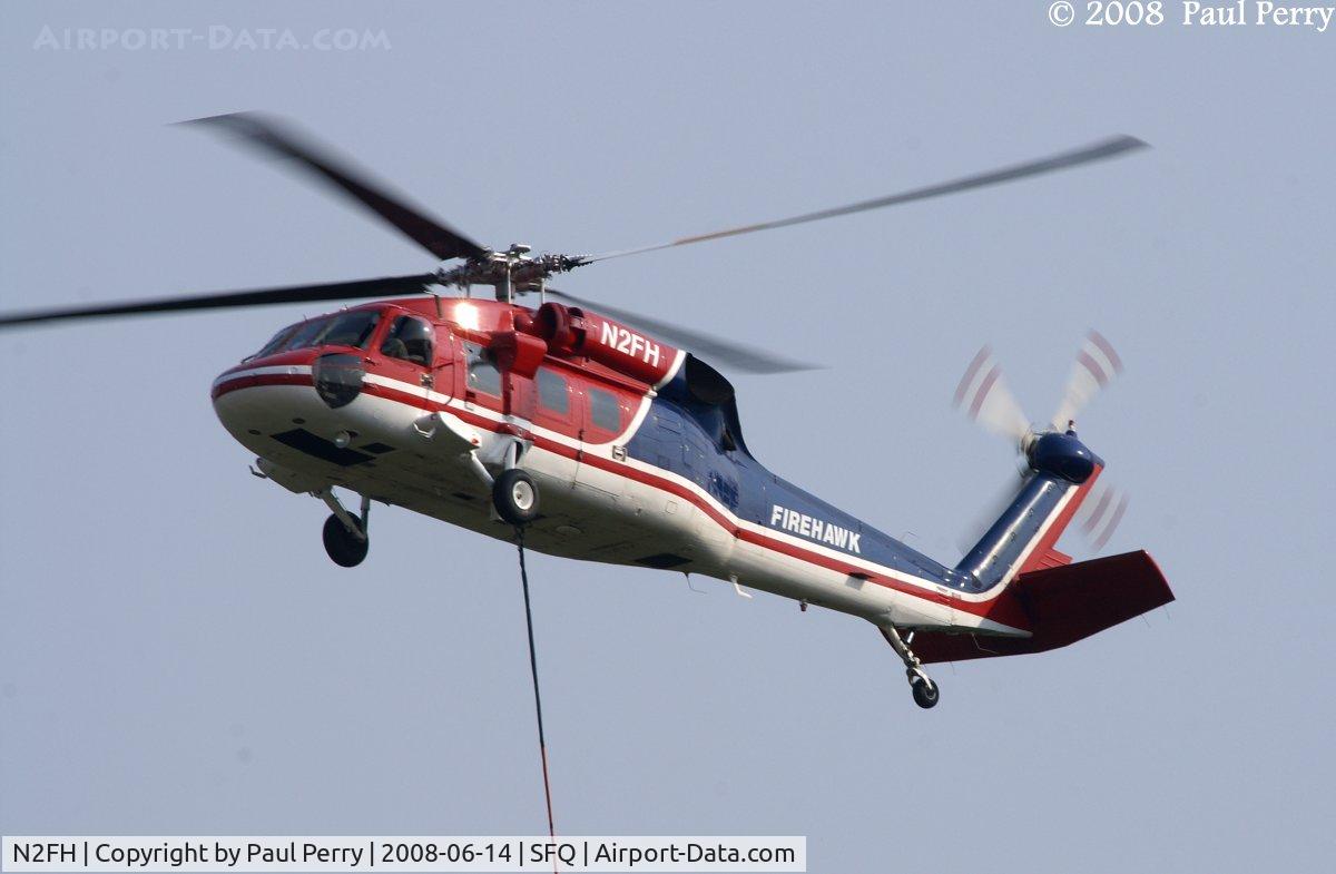 N2FH, 1986 Sikorsky S-70C C/N 701029, Nice view of the Firehawk coming back in