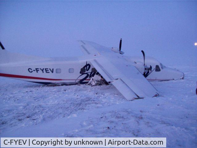 C-FYEV, 1987 Dornier 228-202 C/N 8133, Accident in Cambridge Bay, NU.