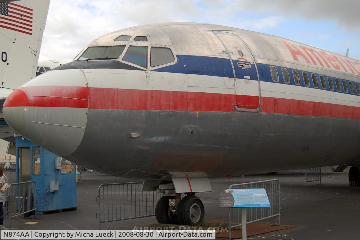 N874AA, 1978 Boeing 727-223 C/N 21386, At the Museum of Flight