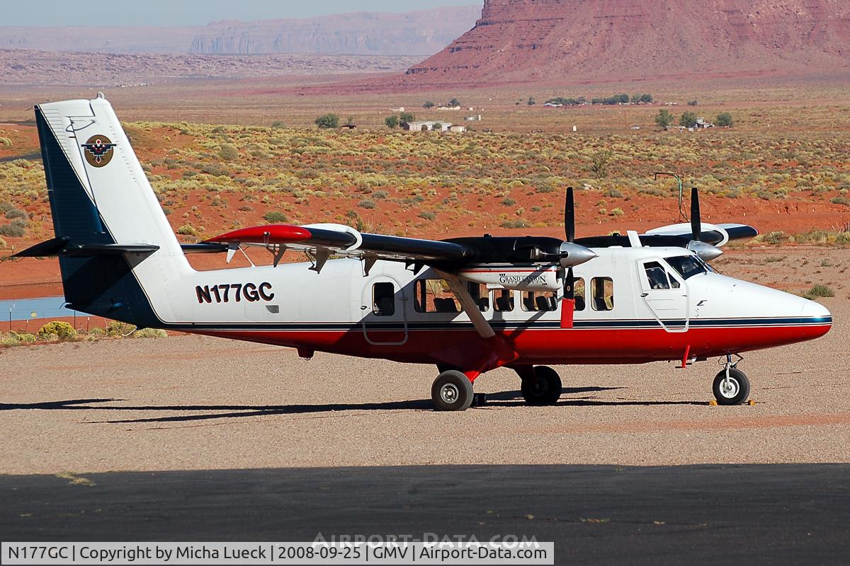 N177GC, 1969 De Havilland Canada DHC-6-300 Twin Otter C/N 263, At the airstrip in beautiful Monument Valley, AZ