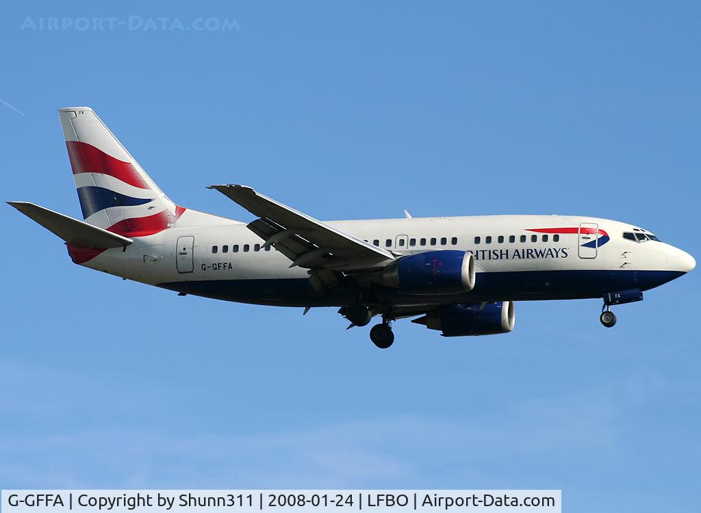 G-GFFA, 1990 Boeing 737-59D C/N 25038, Landing rwy 14R