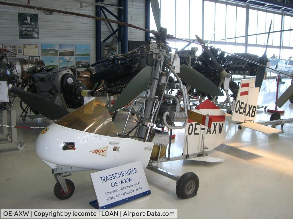 OE-AXW, Bensen B-8M Gyrocopter Gyrocopter C/N 1 (OE-AXW), rotorcraft