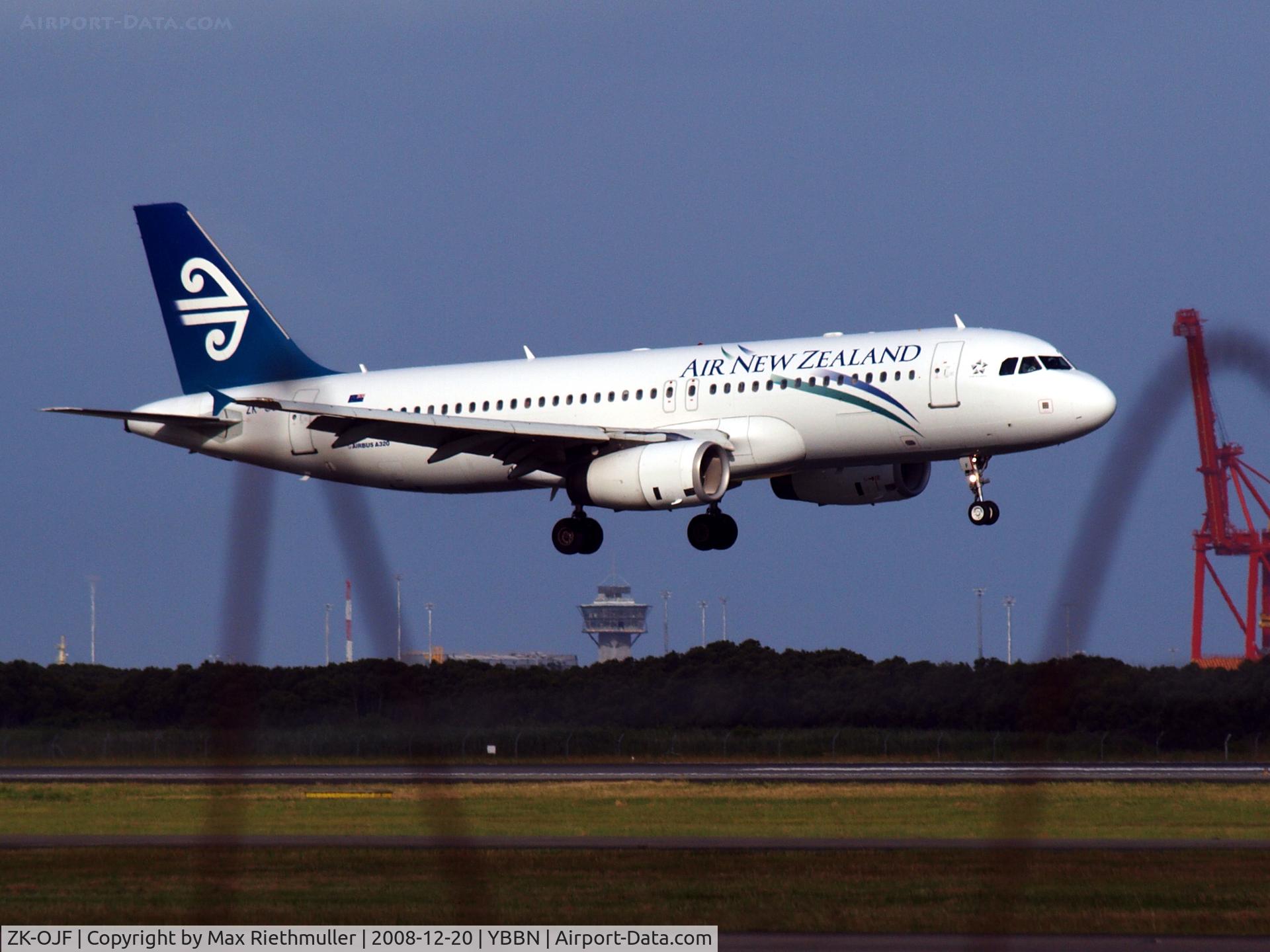 ZK-OJF, 2003 Airbus A320-232 C/N 2153, Air New Zealand