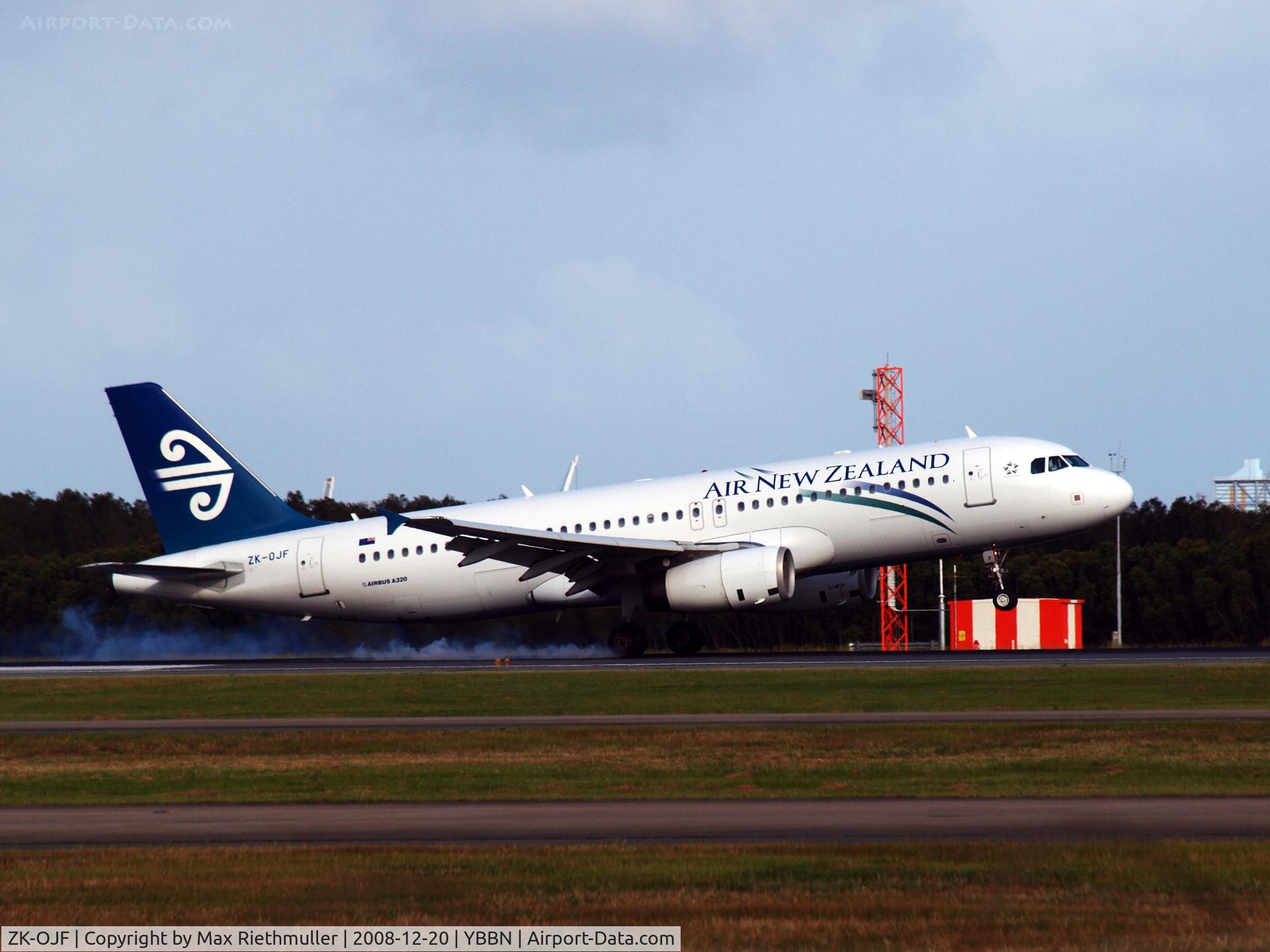 ZK-OJF, 2003 Airbus A320-232 C/N 2153, Air New Zealand
