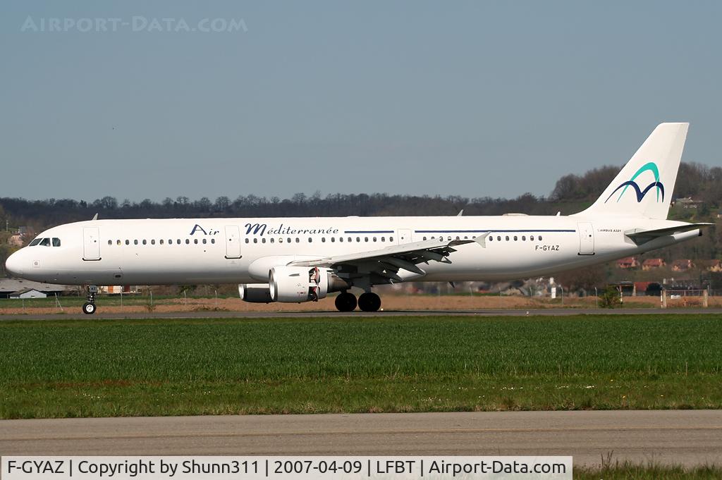 F-GYAZ, 1994 Airbus A321-111 C/N 519, Arriving from flight