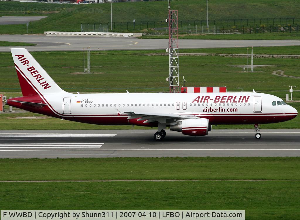 F-WWBD, 2007 Airbus A320-214 C/N 3121, C/n 3121 - To be D-ADBQ