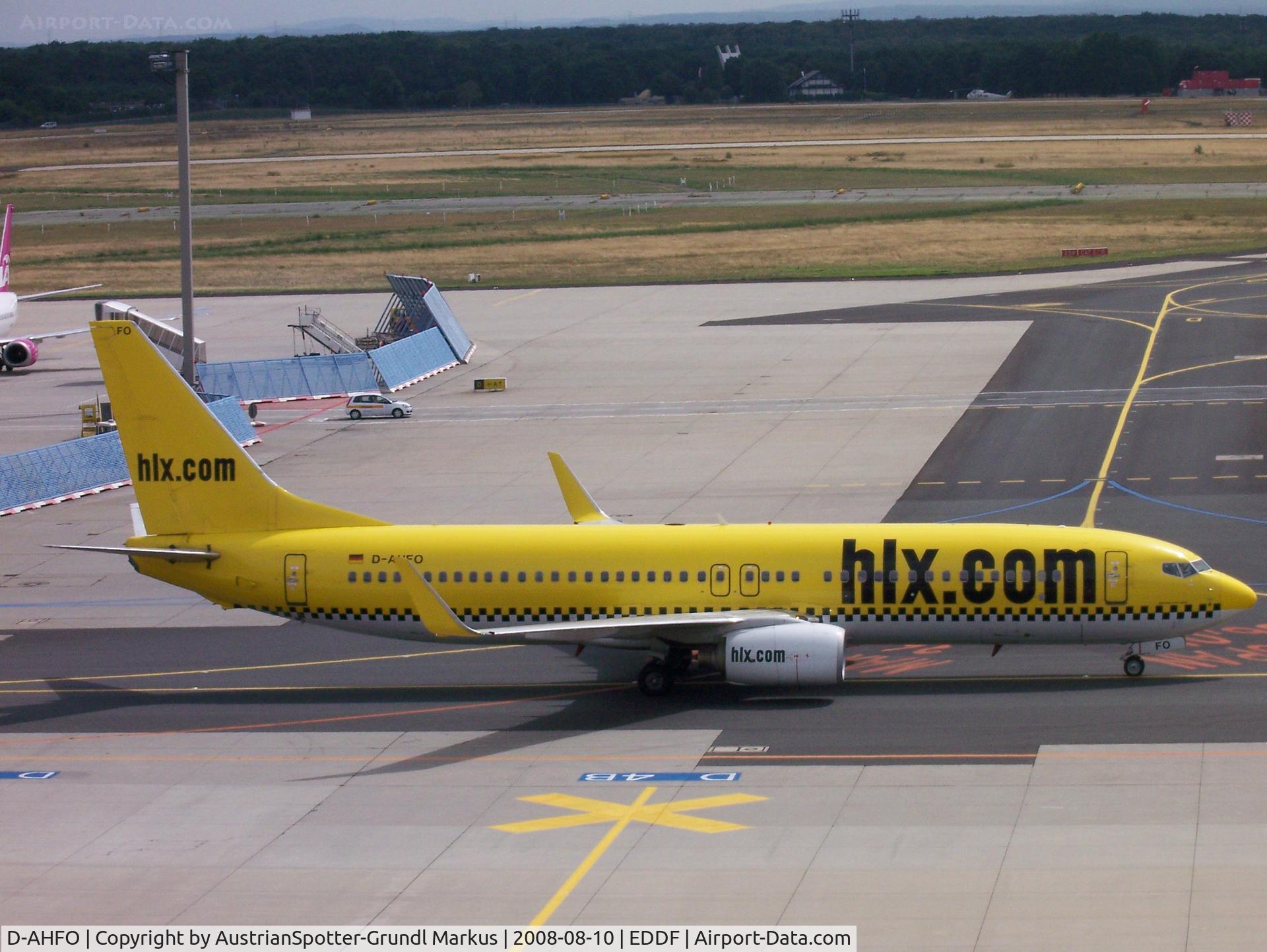D-AHFO, 2000 Boeing 737-8K5 C/N 27987, HLX