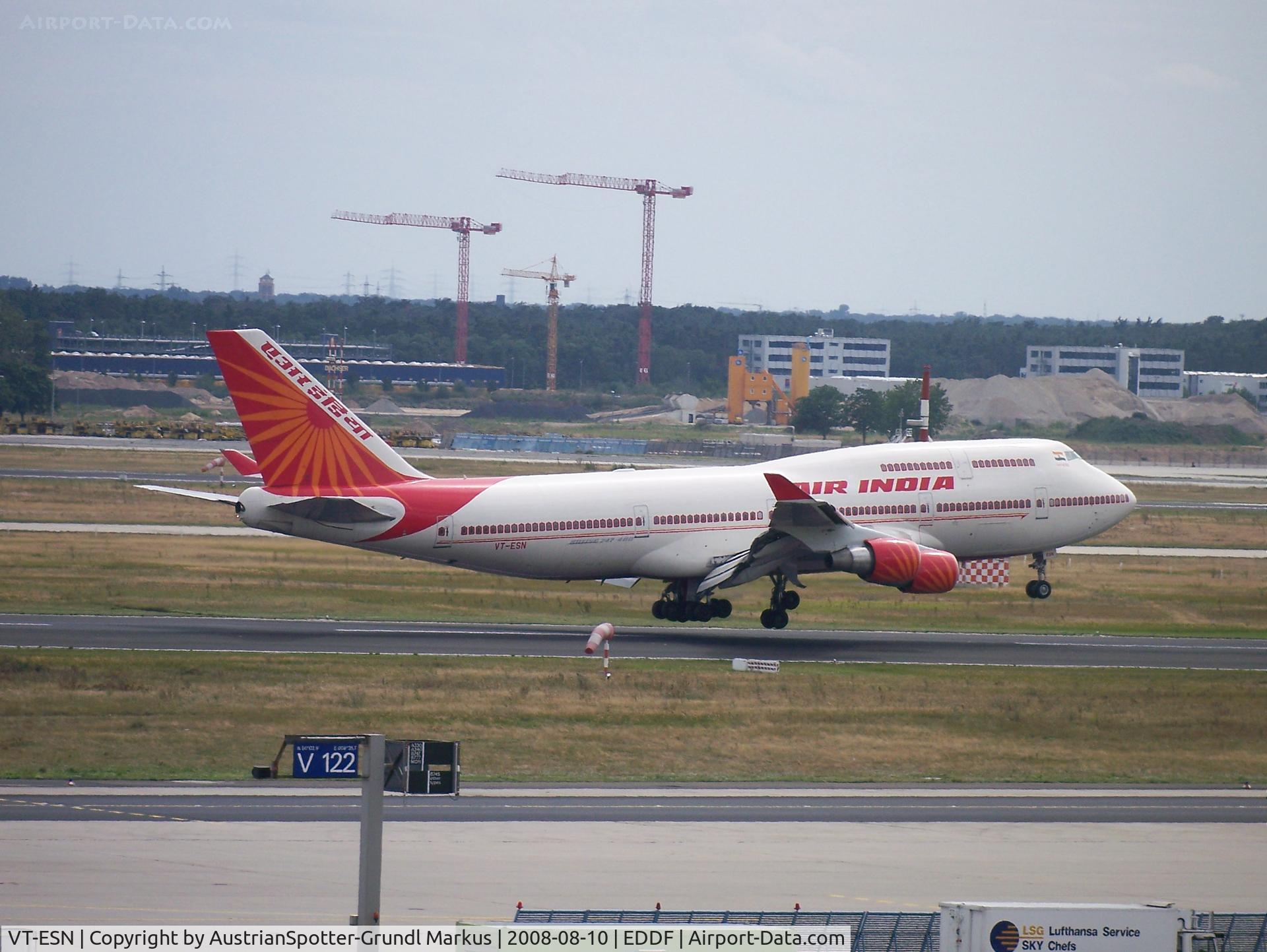 VT-ESN, 1993 Boeing 747-437 C/N 27164, Air India