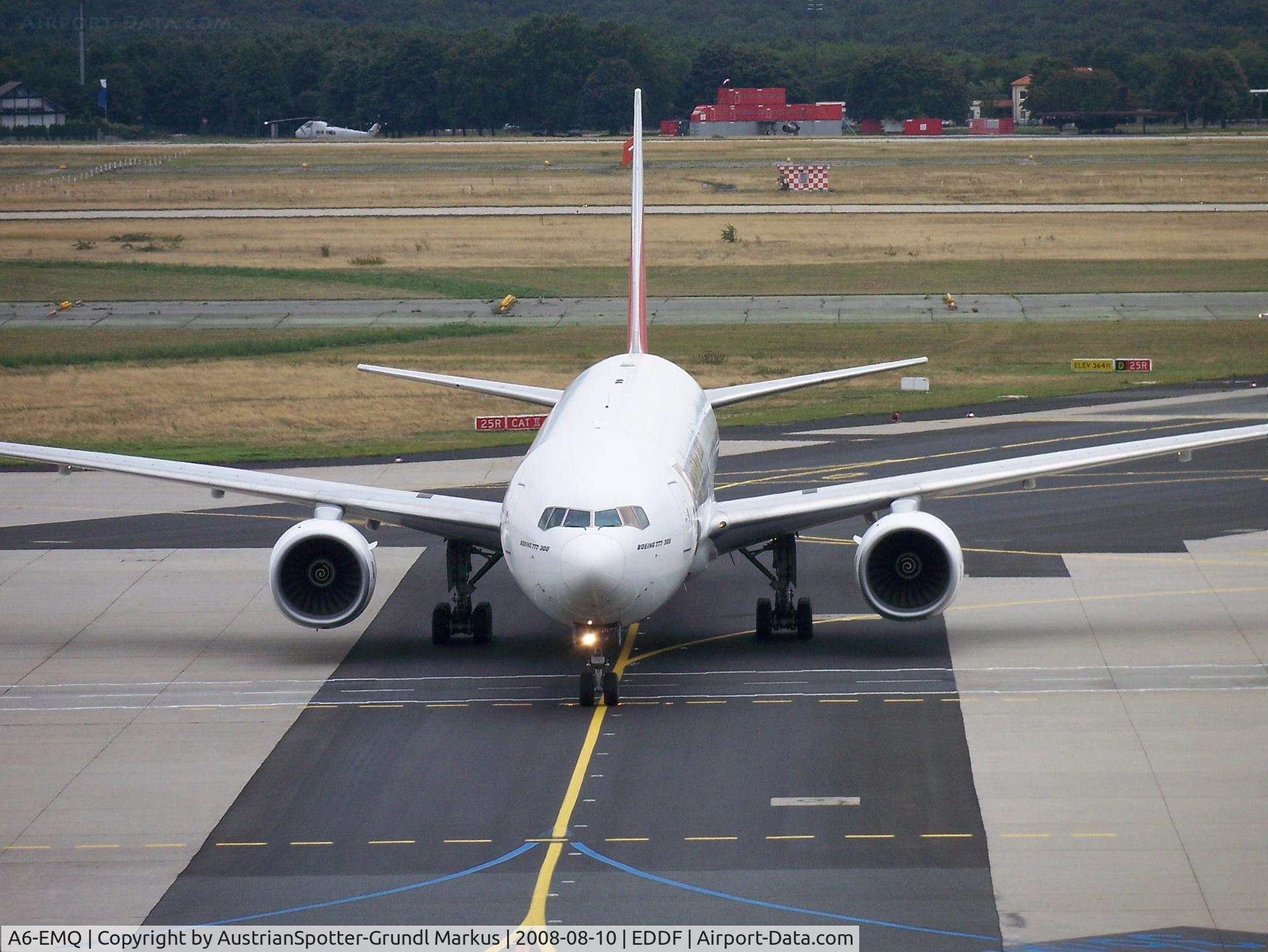 A6-EMQ, 2002 Boeing 777-31H C/N 32697, Emirates
