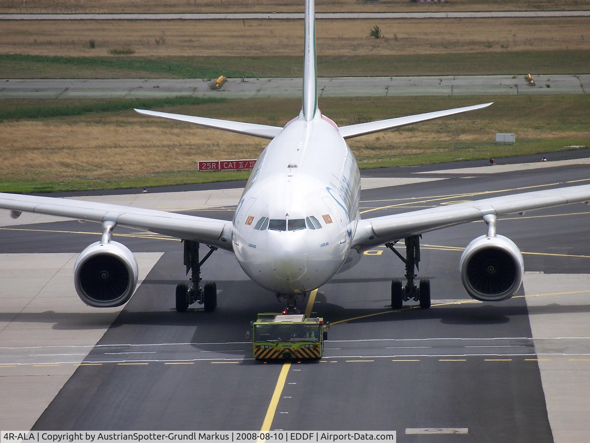 4R-ALA, 1999 Airbus A330-243 C/N 303, SriLankan