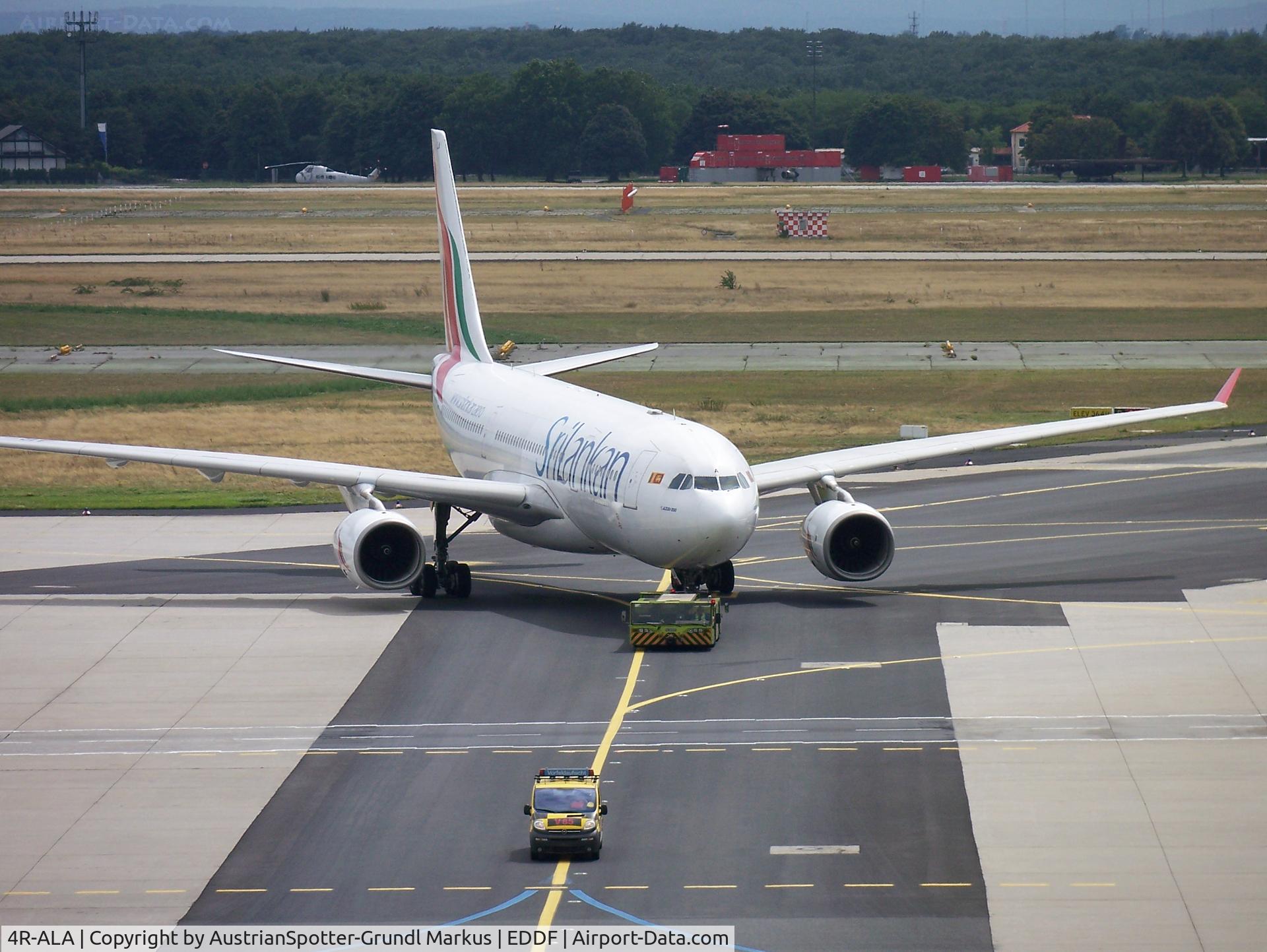 4R-ALA, 1999 Airbus A330-243 C/N 303, SriLankan
