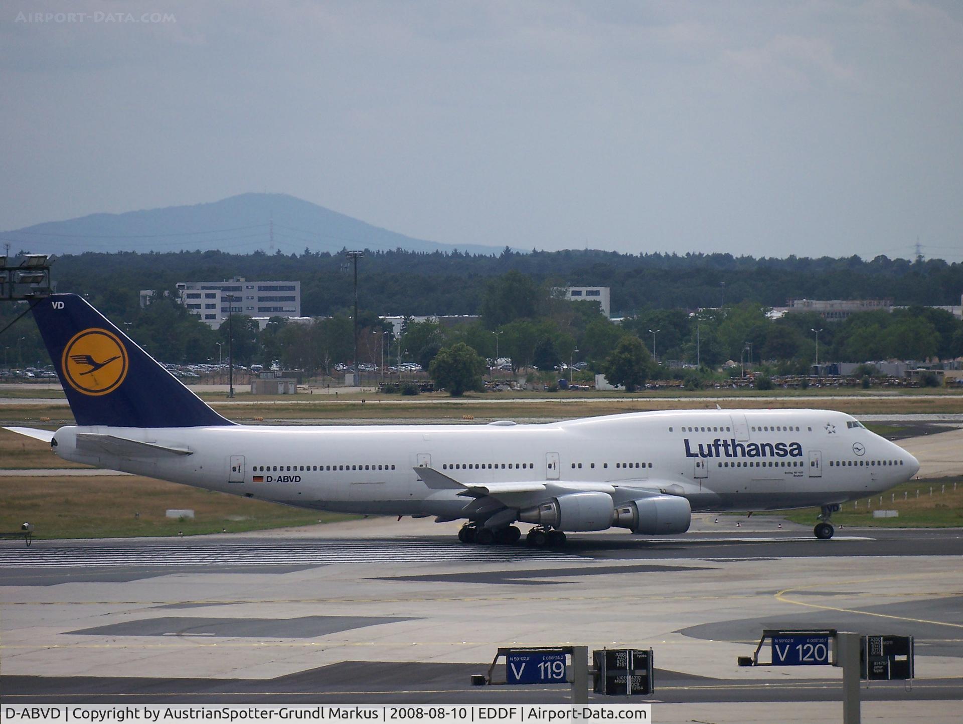 D-ABVD, 1990 Boeing 747-430 C/N 24740, Lufthansa
