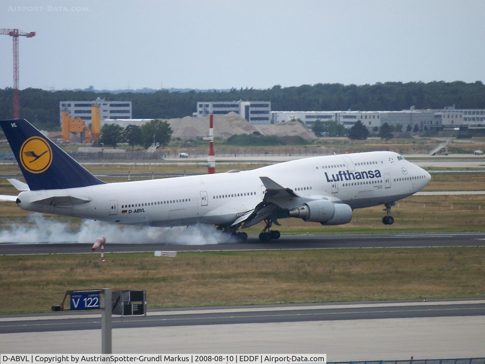 D-ABVL, 1992 Boeing 747-430 C/N 26425, Lufthansa