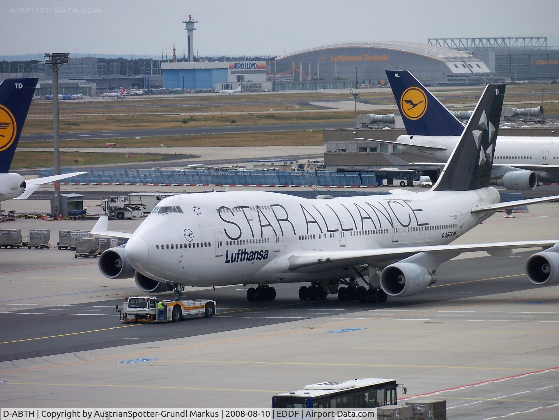 D-ABTH, 1991 Boeing 747-430M C/N 25047, Star Alliance-Lufthansa