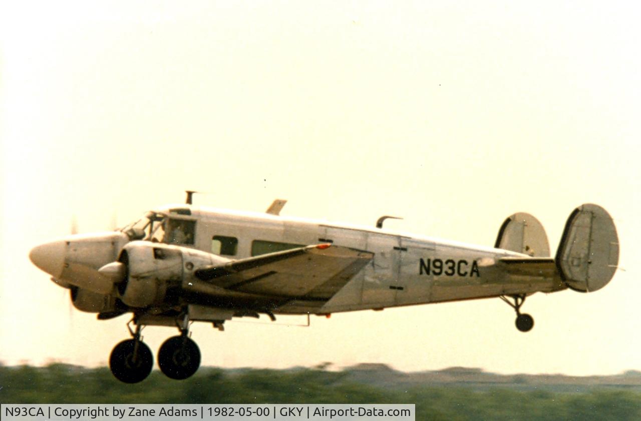 N93CA, 1962 Beech G18S C/N BA-604, At Arlington Municipal - Coker Air Cargo?