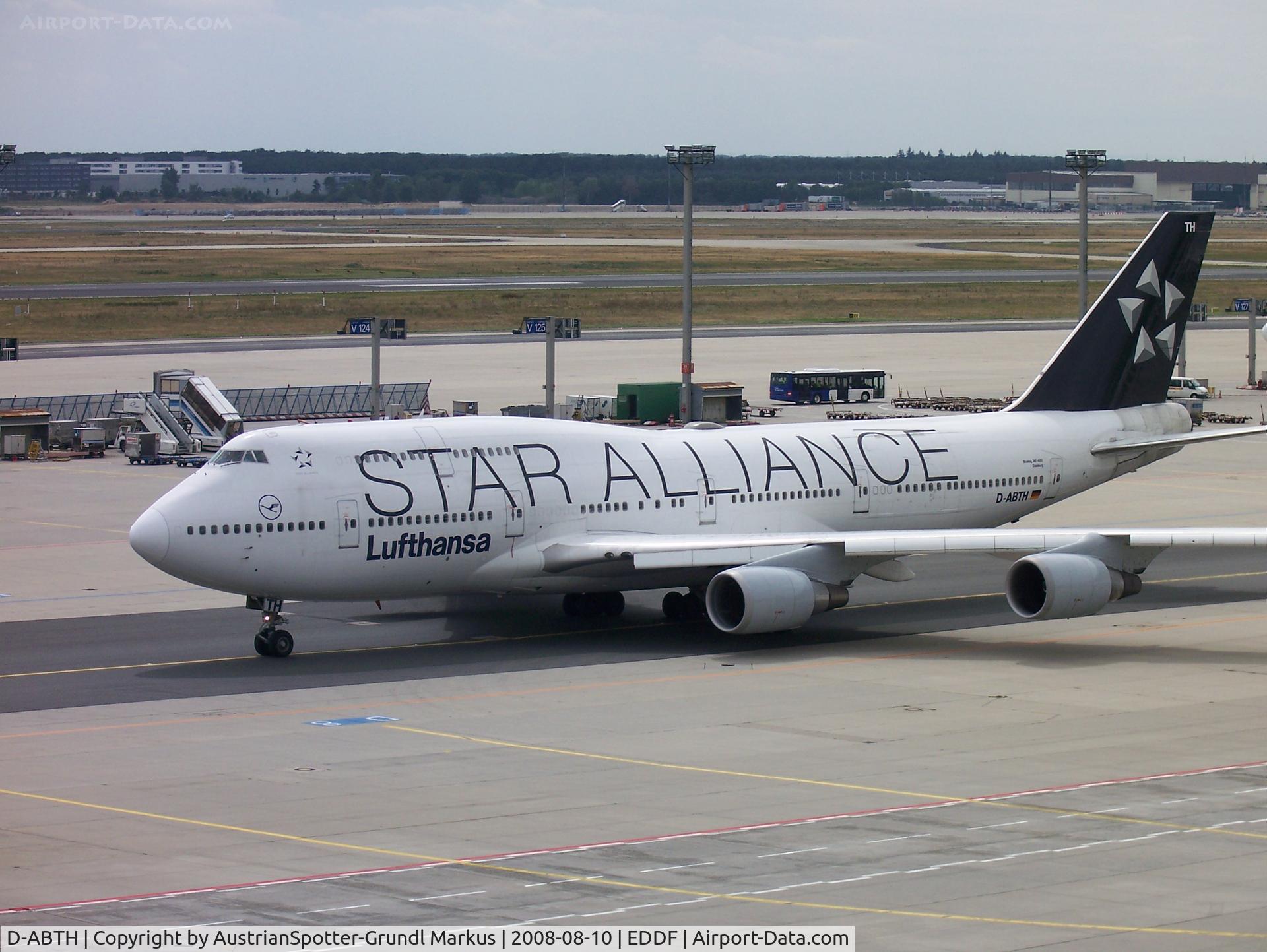 D-ABTH, 1991 Boeing 747-430M C/N 25047, Star Alliance-Lufthansa