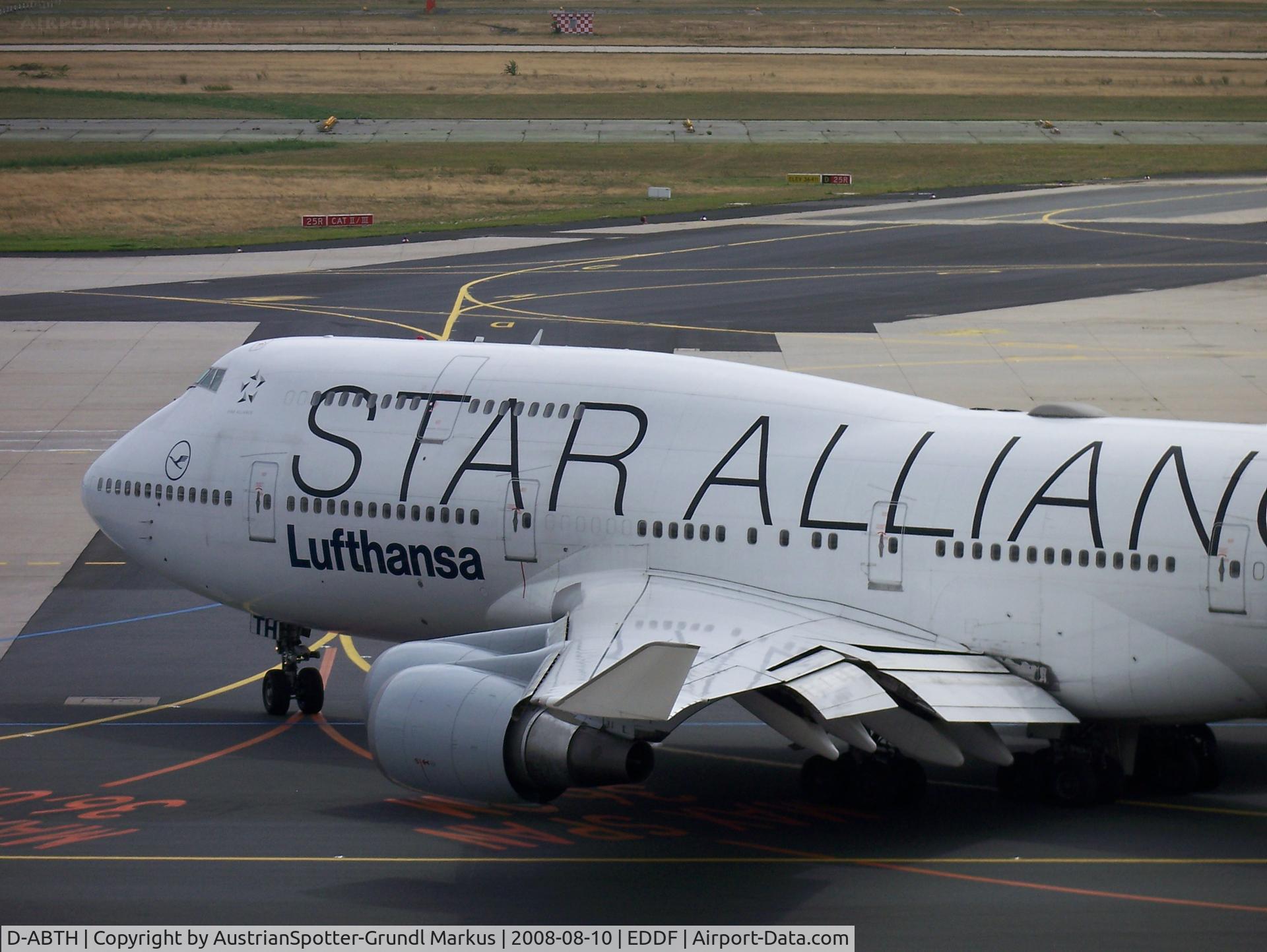 D-ABTH, 1991 Boeing 747-430M C/N 25047, star Alliance-Lufthansa