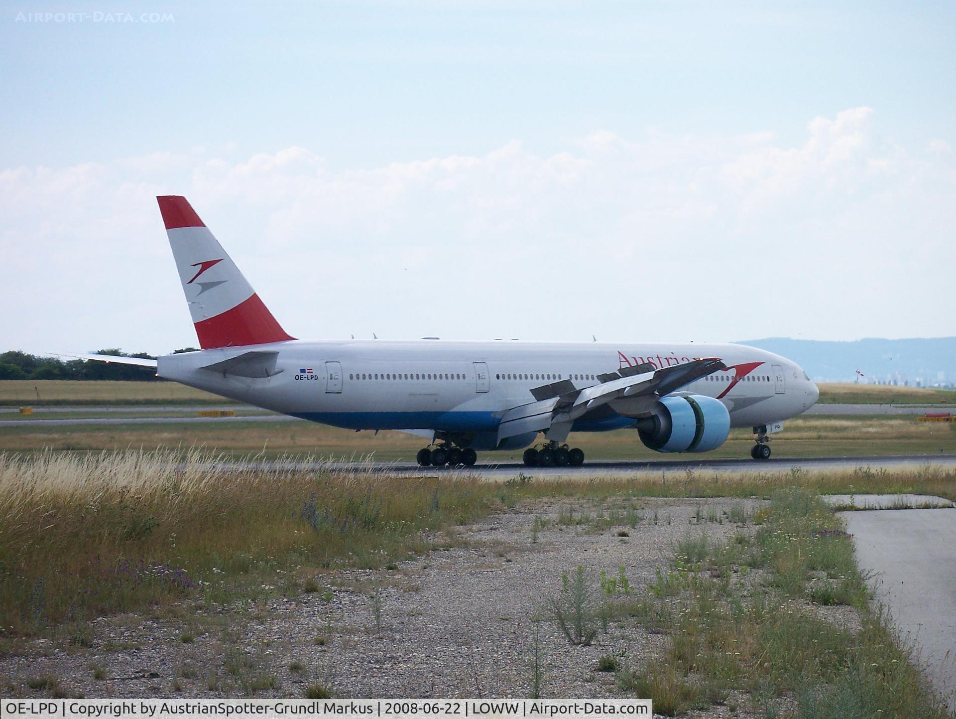 OE-LPD, 2006 Boeing 777-2Z9/ER C/N 35960, Austrian