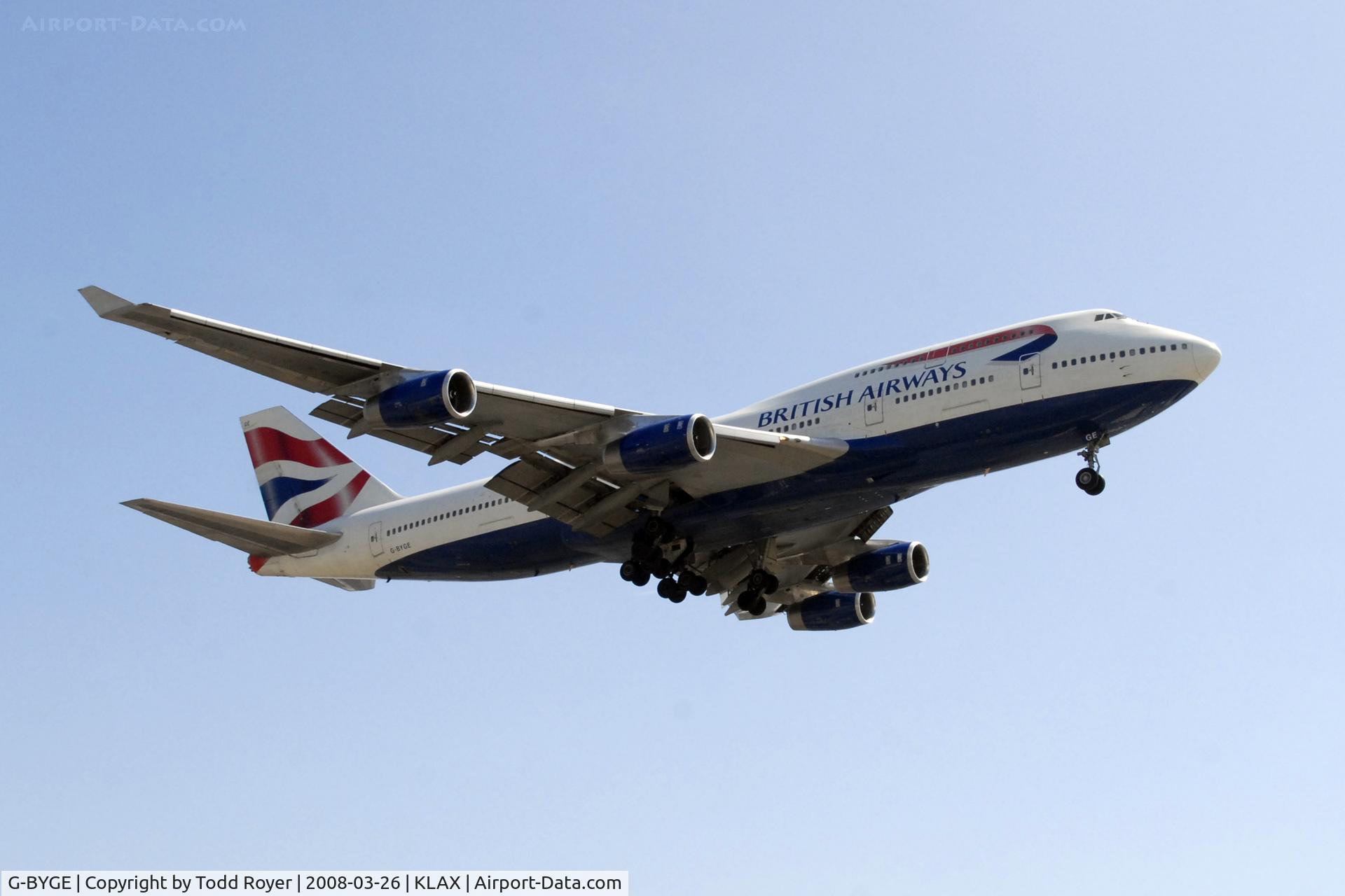 G-BYGE, 1999 Boeing 747-436 C/N 28858, British Airways 747