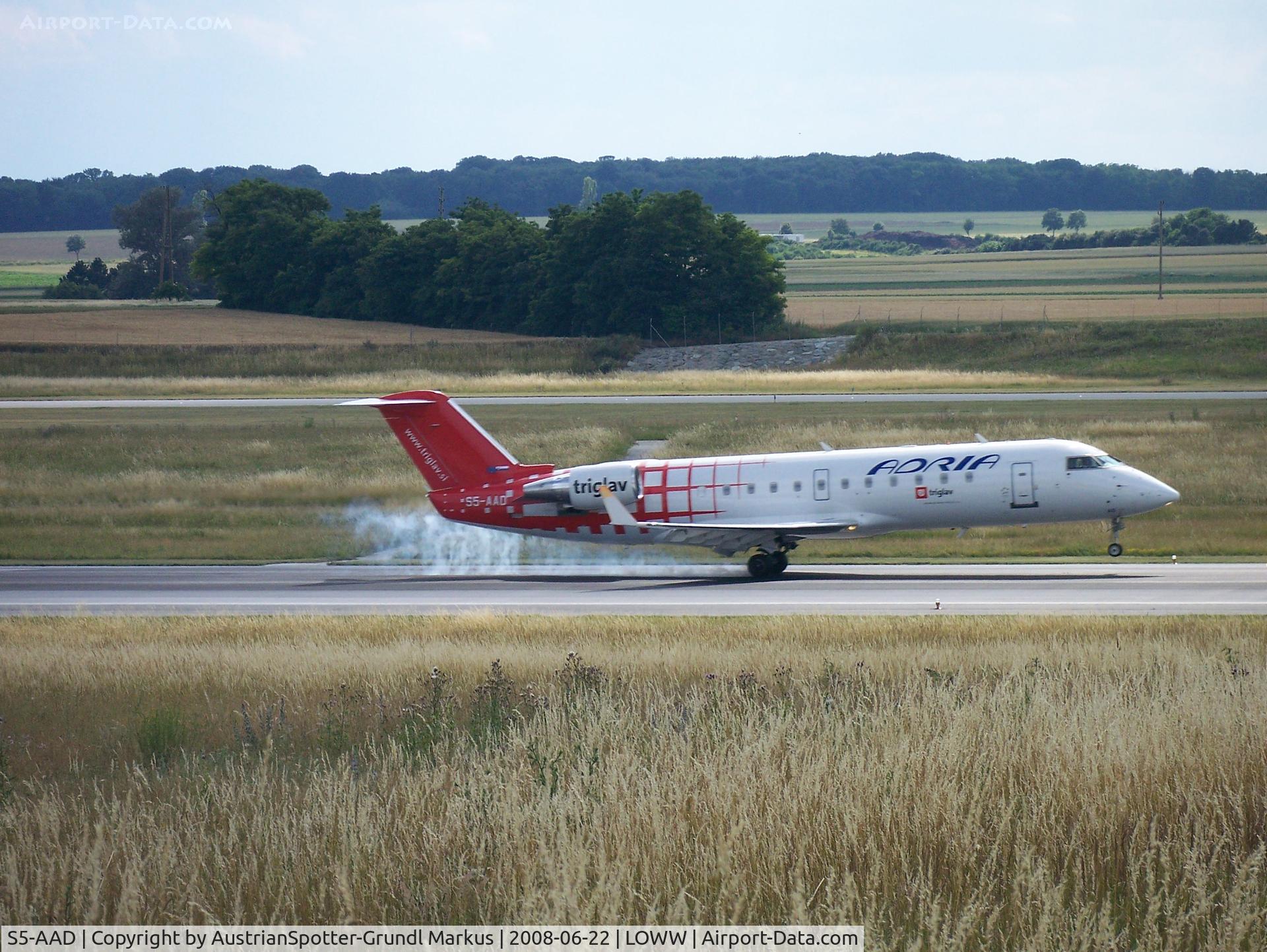 S5-AAD, 1997 Canadair CRJ-200LR (CL-600-2B19) C/N 7166, Adria Air