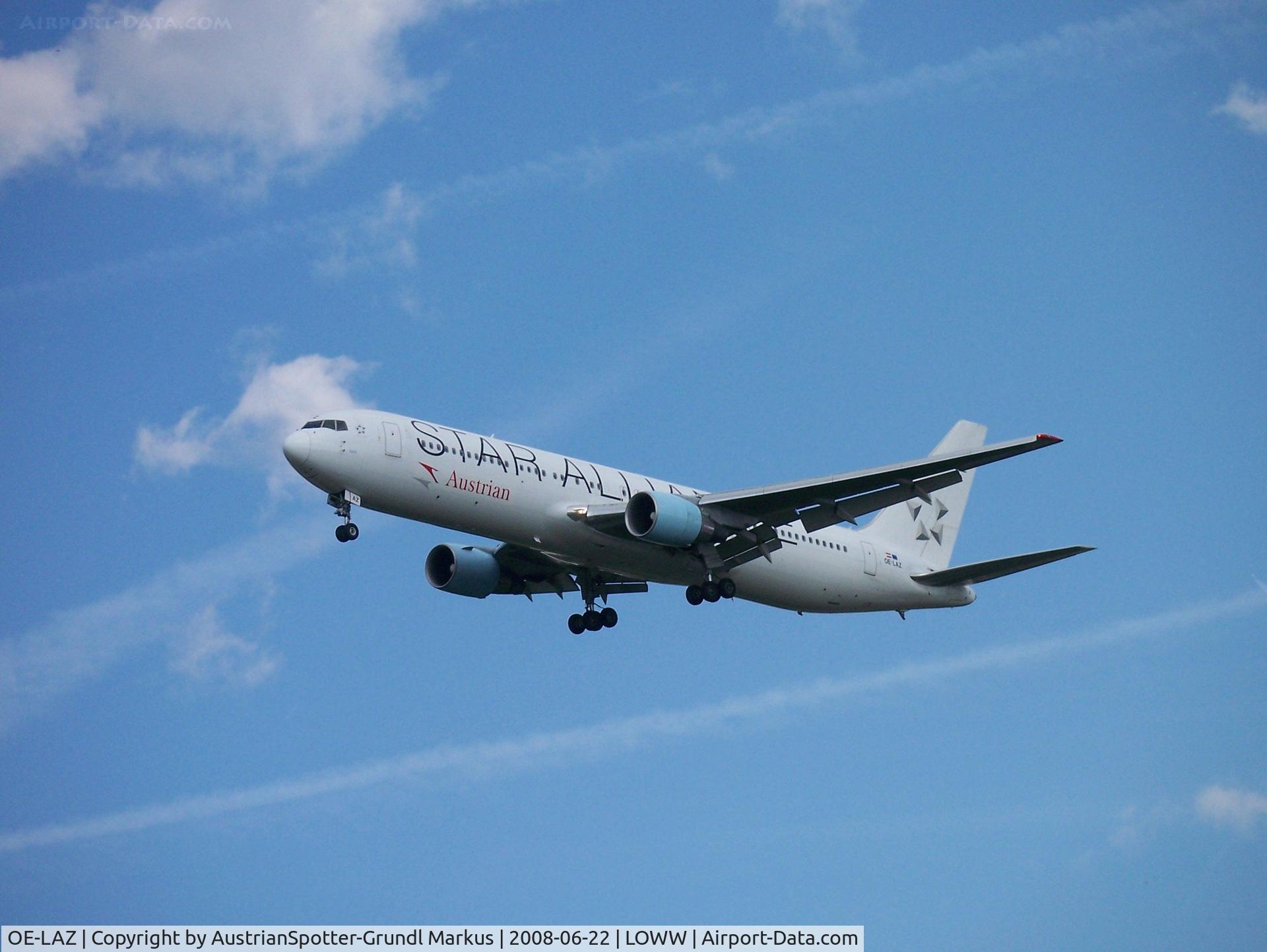 OE-LAZ, 1999 Boeing 767-3Z9 C/N 30331, Star Alliance-Austrian