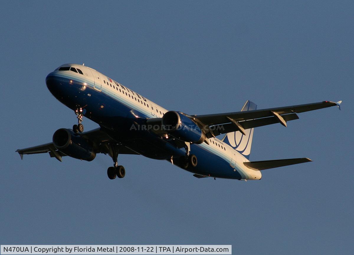 N470UA, 2001 Airbus A320-232 C/N 1427, United A320