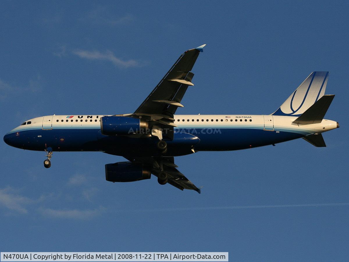 N470UA, 2001 Airbus A320-232 C/N 1427, United A320