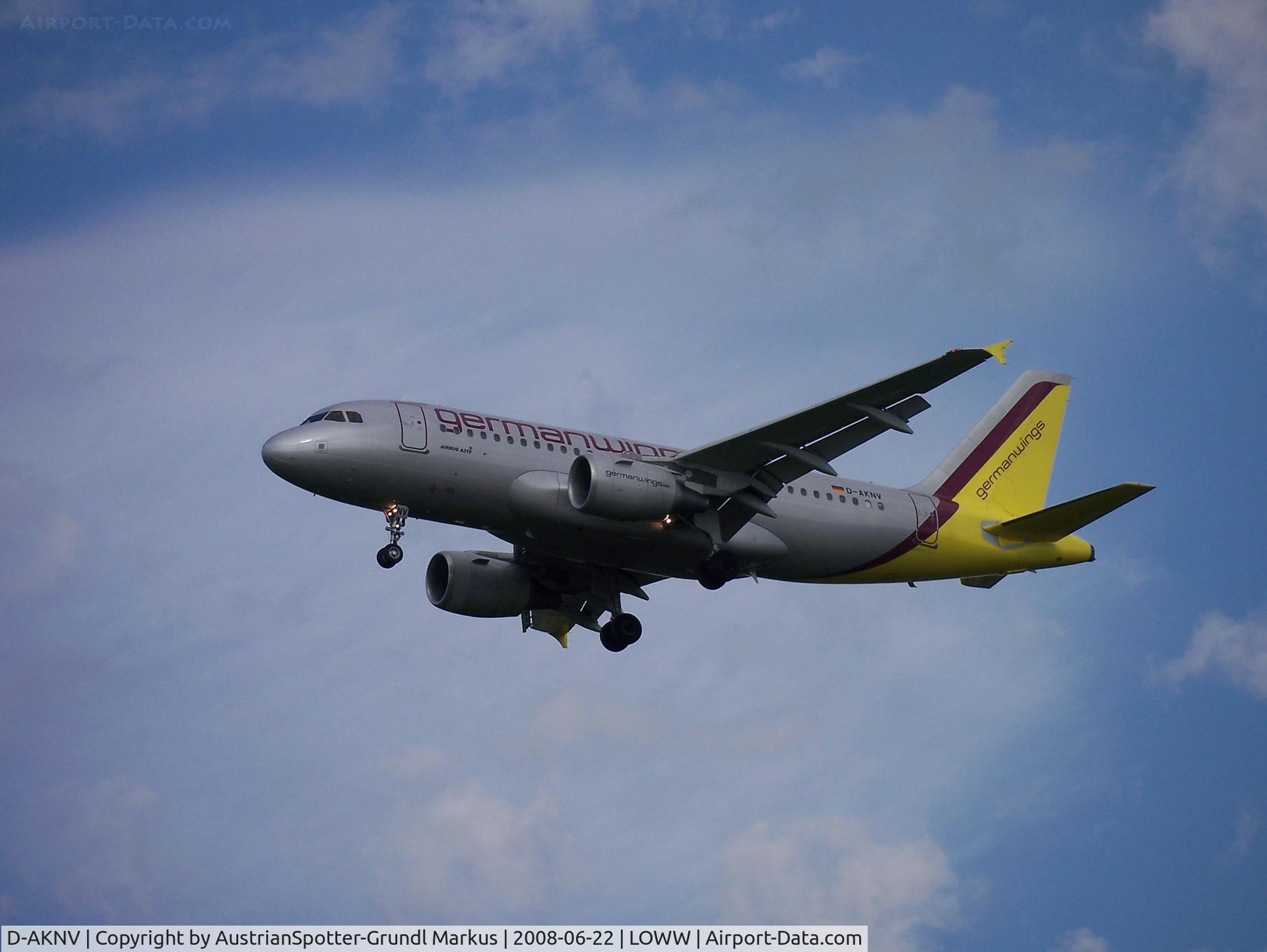 D-AKNV, 2005 Airbus A319-112 C/N 2632, Airbus A 319-112  Germanwings