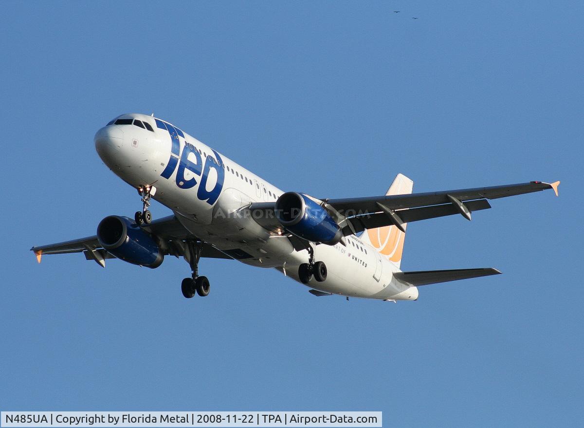 N485UA, 2001 Airbus A320-232 C/N 1617, Ted A320