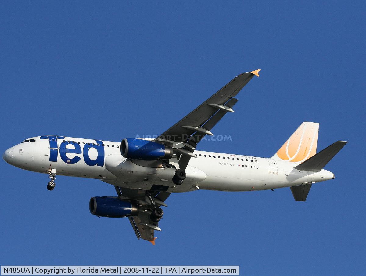 N485UA, 2001 Airbus A320-232 C/N 1617, Ted A320