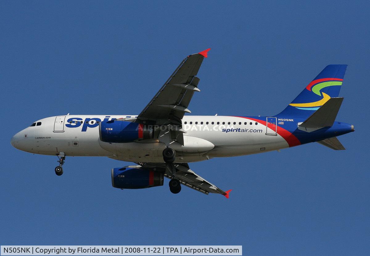 N505NK, 2005 Airbus A319-132 C/N 2485, Spirit A319