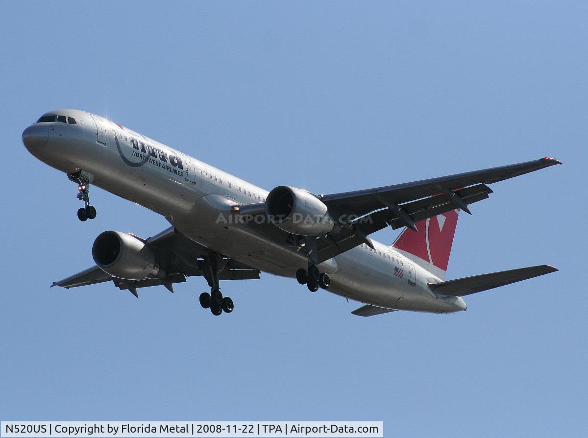 N520US, 1986 Boeing 757-251 C/N 23208, Northwest 757-200