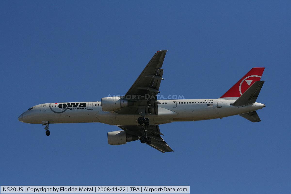 N520US, 1986 Boeing 757-251 C/N 23208, Northwest 757-200