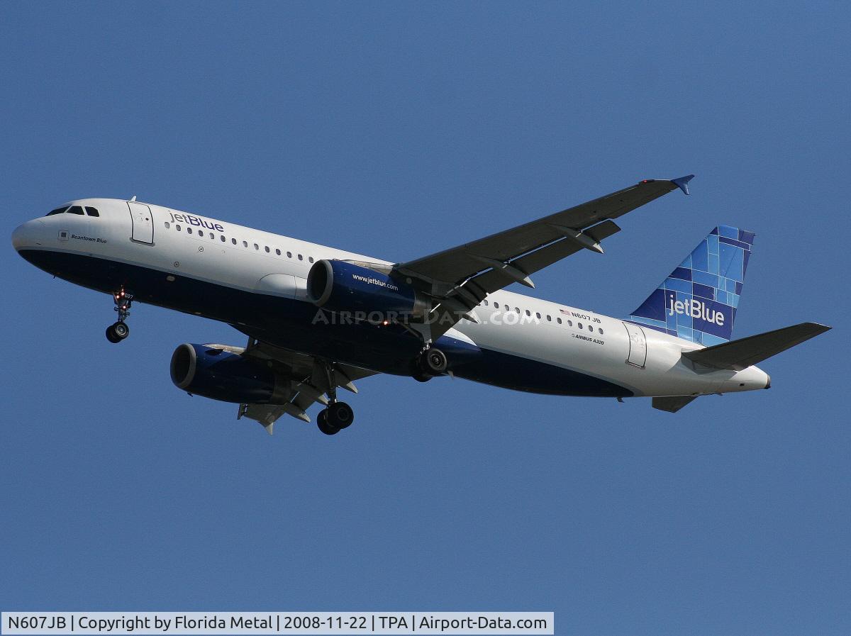 N607JB, 2005 Airbus A320-232 C/N 2386, Jet Blue A320