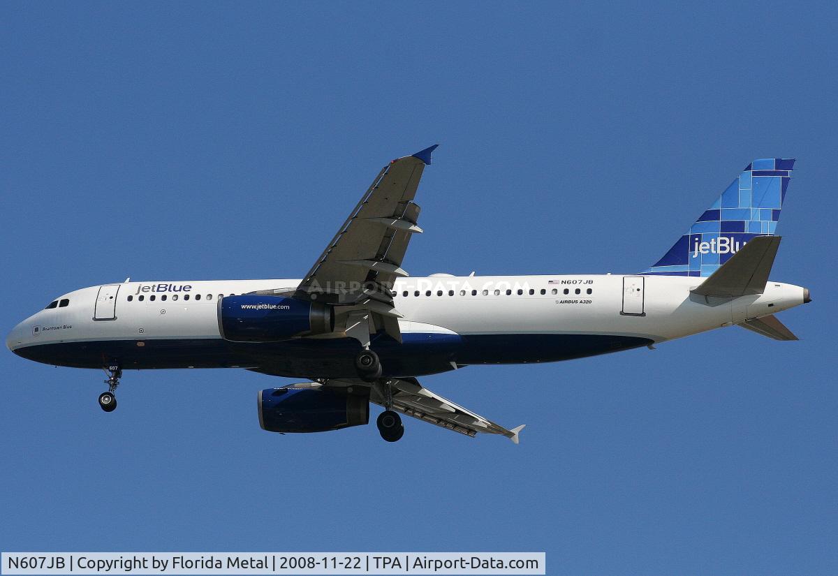 N607JB, 2005 Airbus A320-232 C/N 2386, Jet Blue A320