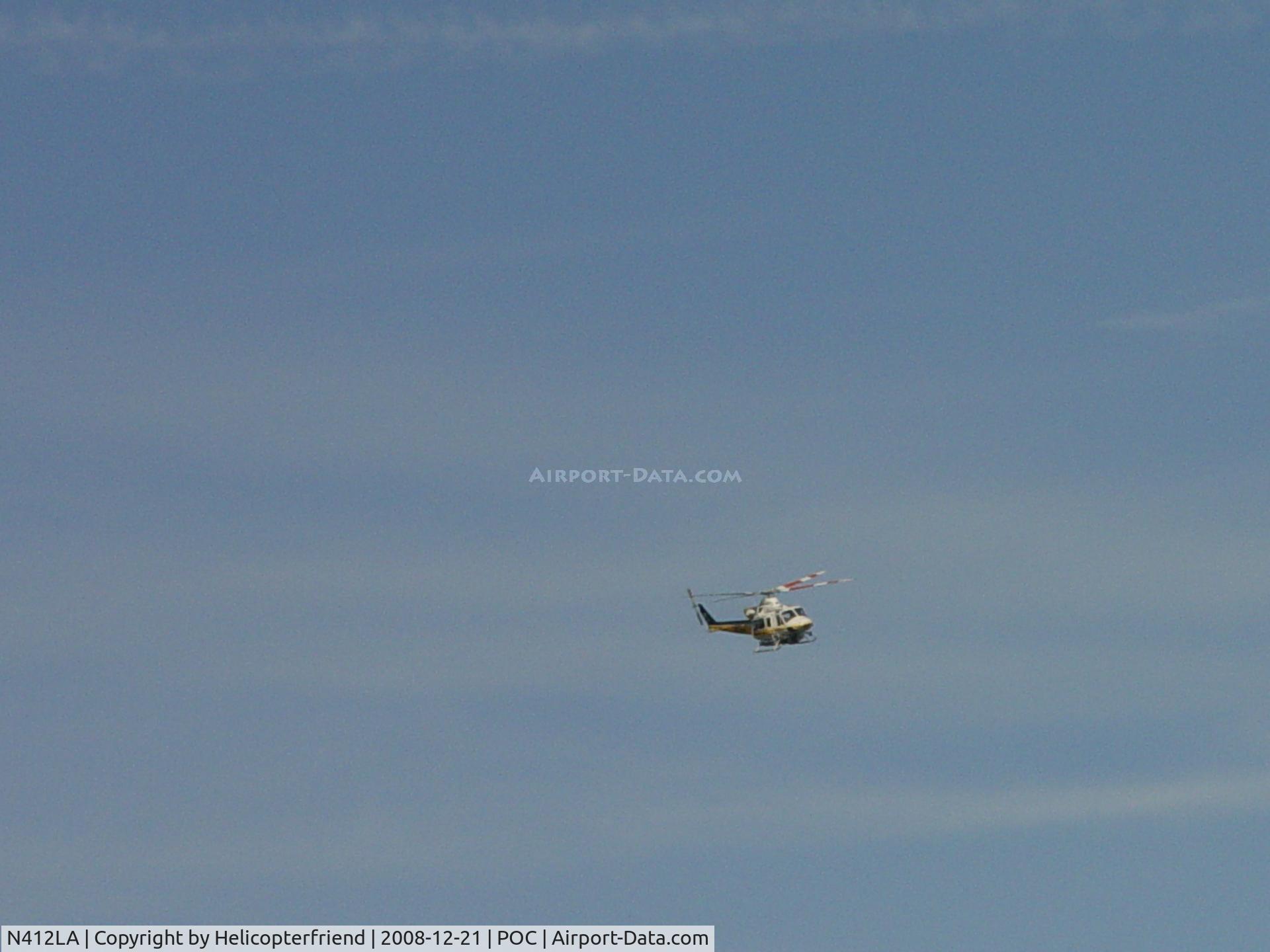 N412LA, 2005 Bell 412EP C/N 36392, LA County Copter 11 returning