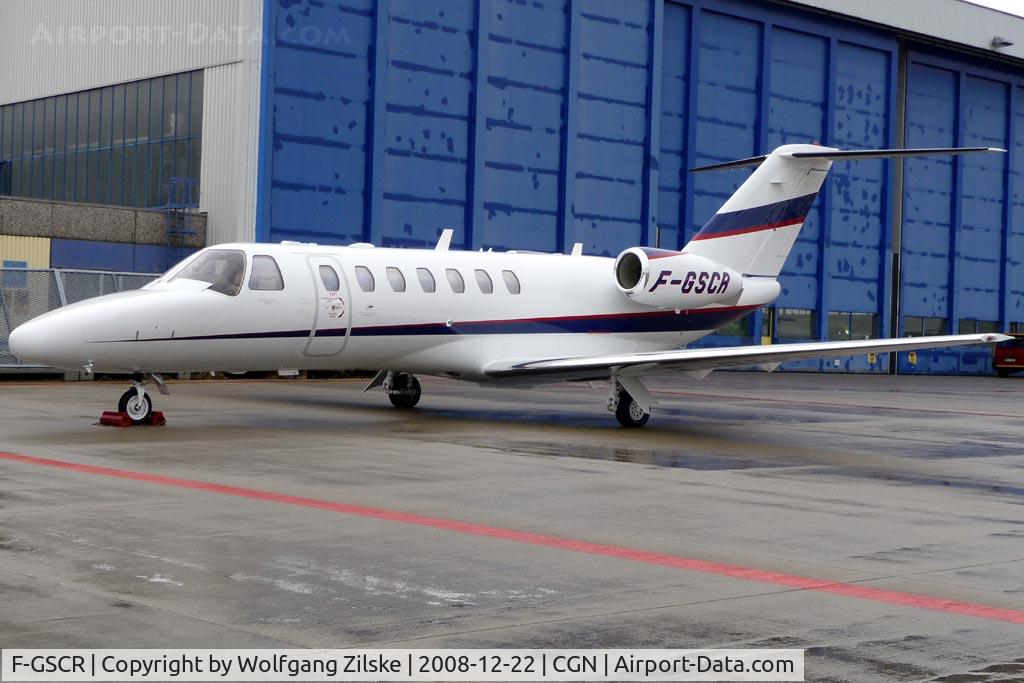 F-GSCR, 2008 Cessna 525B CitationJet CJ3 C/N 525B-0264, visitor