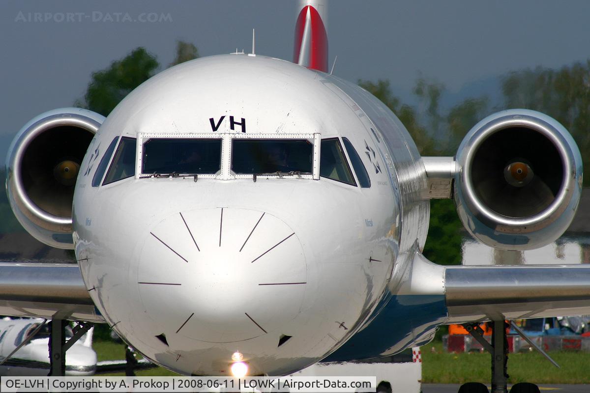 OE-LVH, 1993 Fokker 100 (F-28-0100) C/N 11456, Special visitor due to UEFA EURO 2008