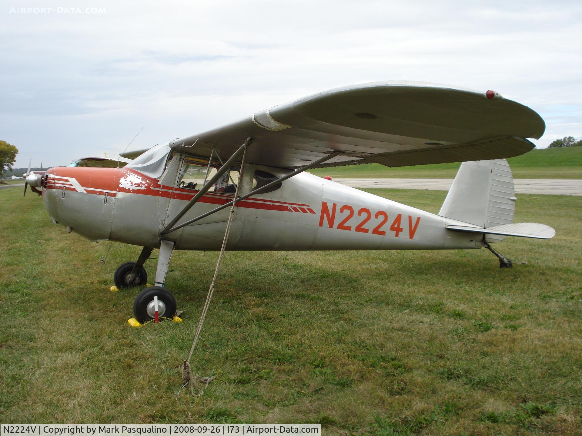 N2224V, 1948 Cessna 140 C/N 14455, Cessna 140