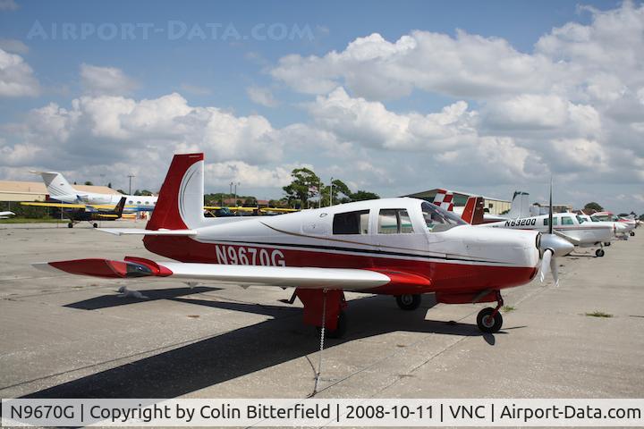 N9670G, 1965 Mooney M20E C/N 581, Mooney M20E @ VNC