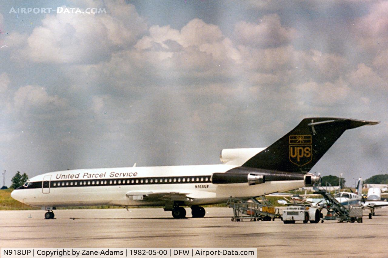N918UP, 1967 Boeing 727-30C C/N 19008, UPS 727 at DFW