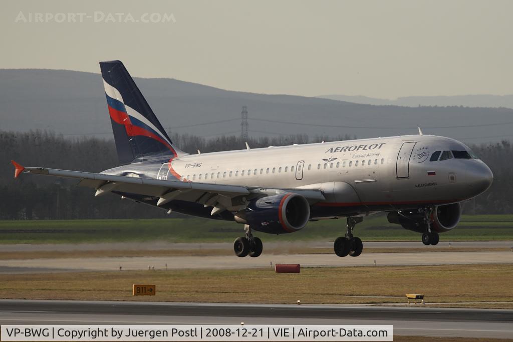 VP-BWG, 2003 Airbus A319-111 C/N 2093, Airbus A319-111